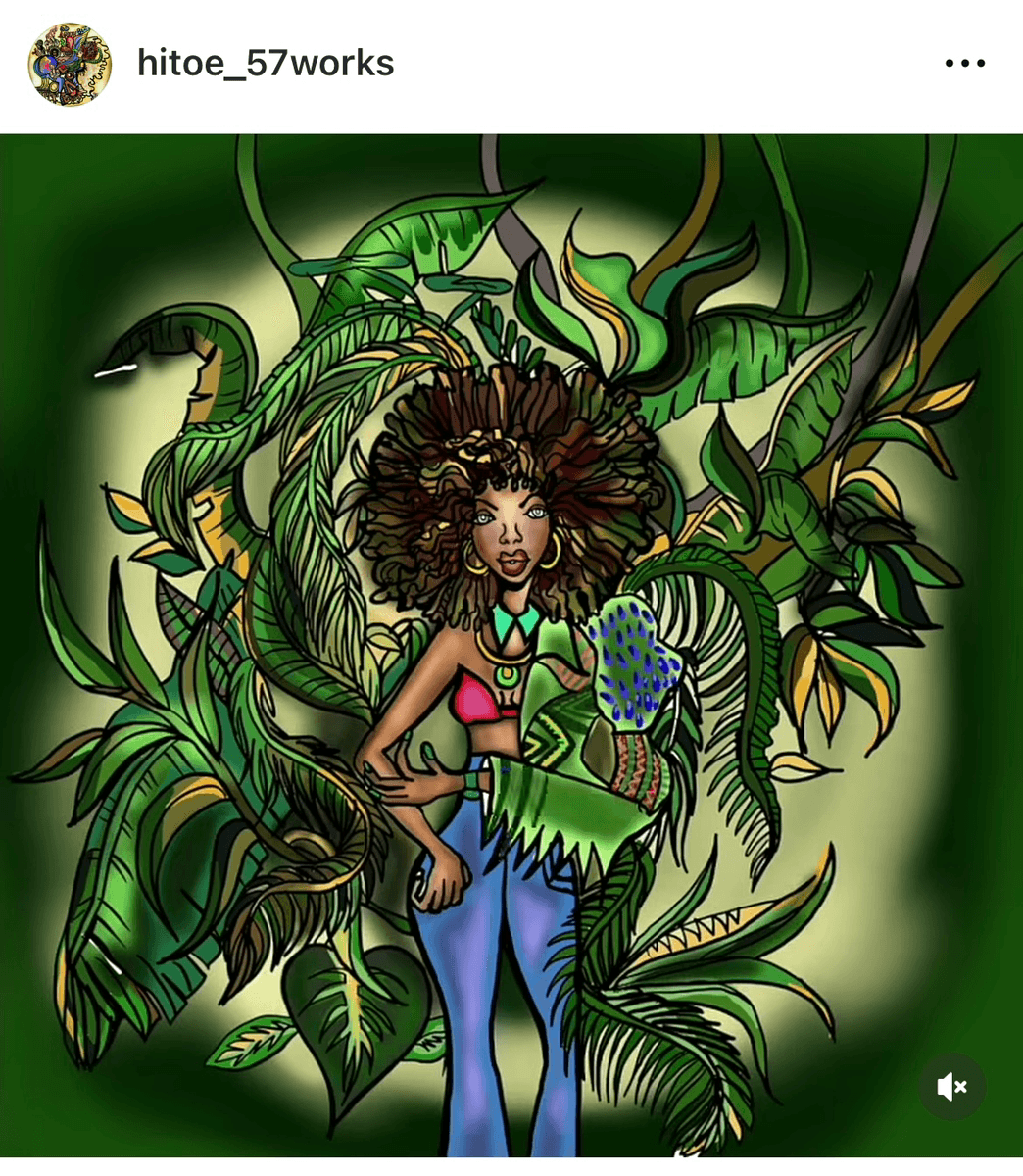 新垣仁絵 Hitoe Arakaki   (@hitoe_57works)さんのインスタグラムより