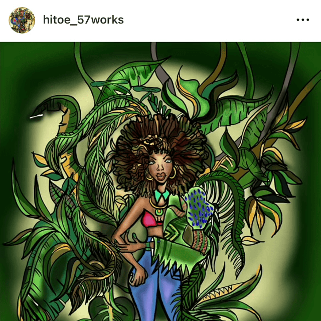 新垣仁絵 Hitoe Arakaki   (@hitoe_57works)さんのインスタグラムより