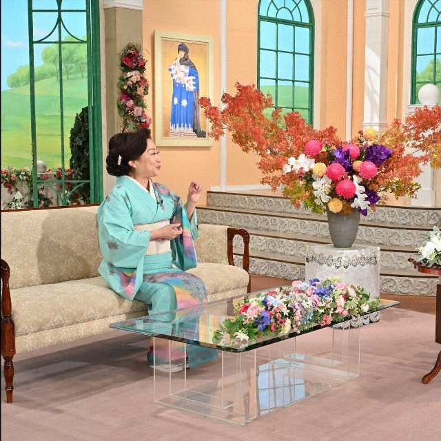 「徹子の部屋」   黒柳徹子(右)、山村紅葉＝テレビ朝日提供