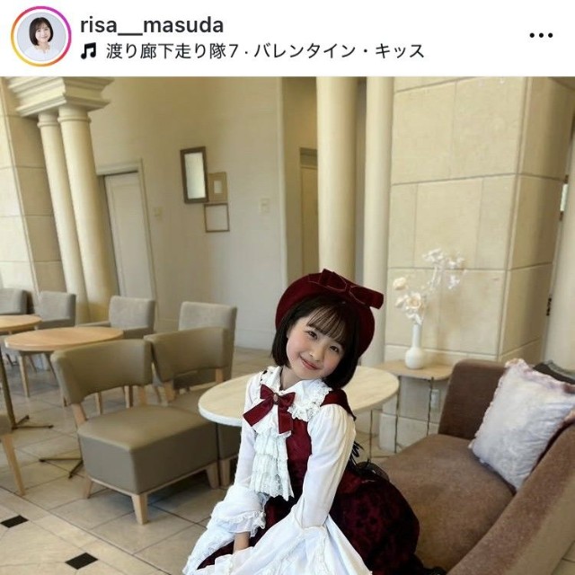 増田梨沙インスタグラム＠risa__masudaより