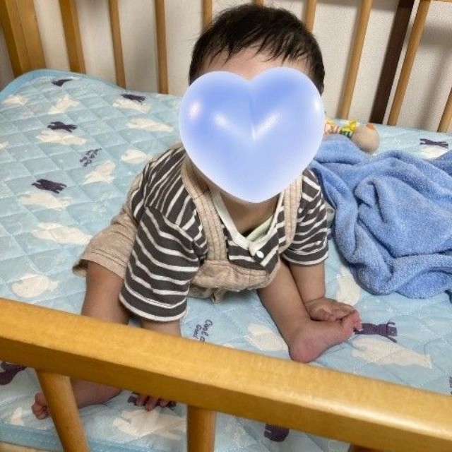 3回目の手術を控えた、生後9カ月頃