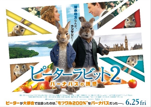 映画「ピーターラビット2／バーナバスの誘惑」