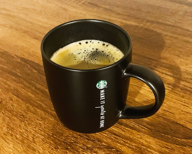 コーヒーメーカーで淹れた「アメリカーノ」