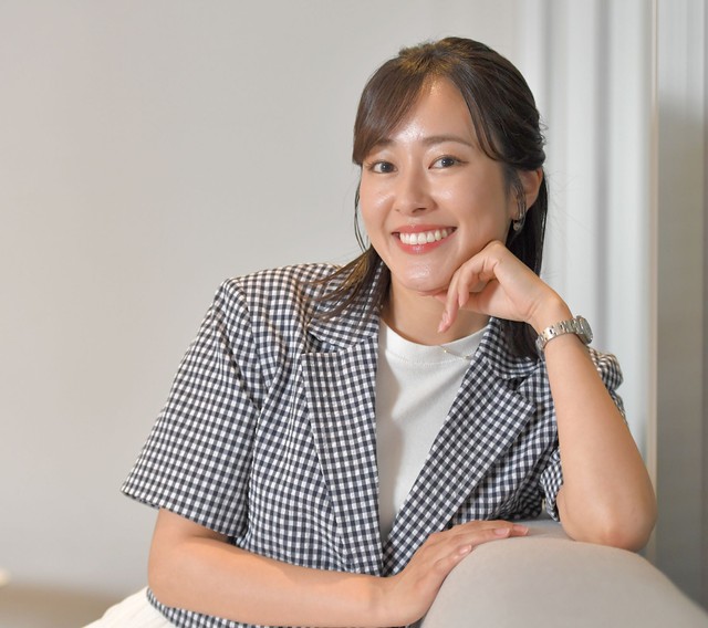 前田春香アナウンサー（撮影・出月俊成）