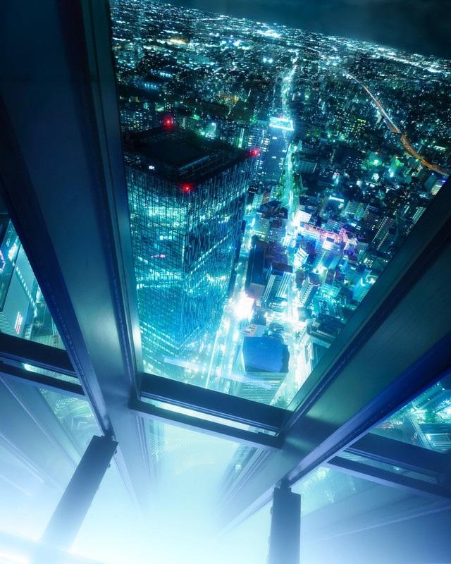 名古屋のビルが攻殻機動隊の世界観すぎる！（提供：はるはらさん）