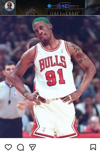 デニス・ロッドマンのインスタグラム＠dennisrodomanより