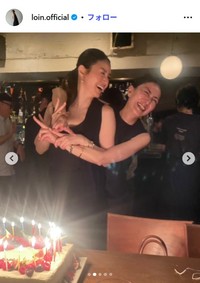 井川遥のインスタグラム@loin.officialより
