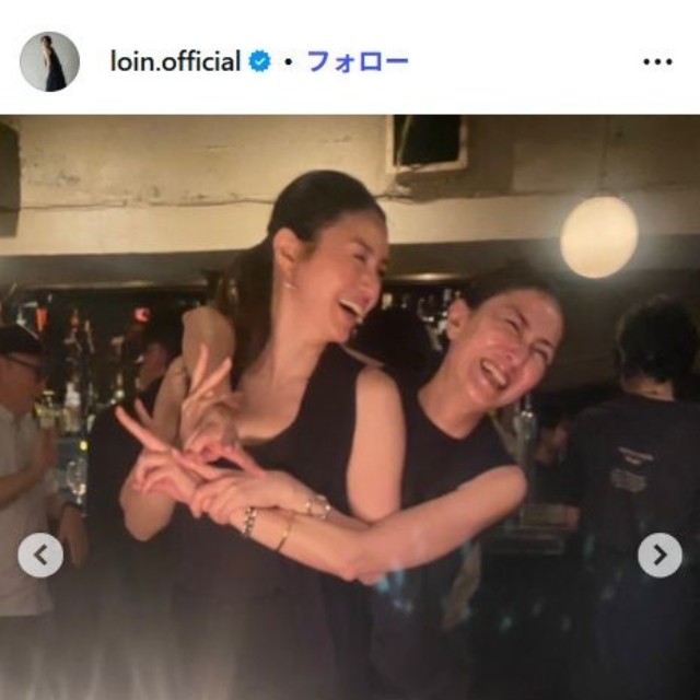 井川遥のインスタグラム@loin.officialより