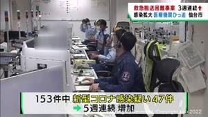 救急搬送困難事案が３週連続で増加　第７波のピークに迫る勢い　仙台市
