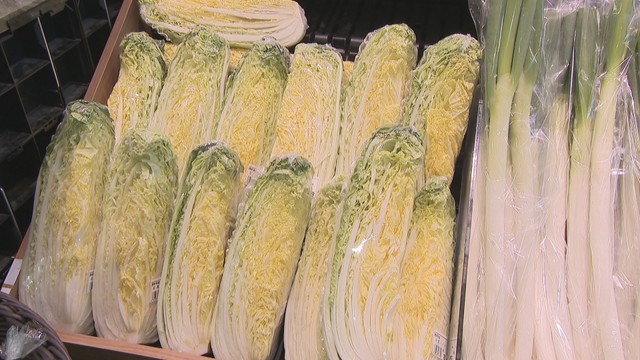 野菜の価格は今後どうなる？　鍋料理には欠かせない「ハクサイ」の価格は少し落ち着く　例年より安いものも　香川