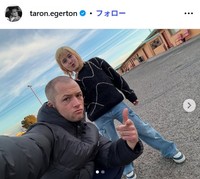 タロン・エガートンのインスタグラム@taron.egertonより