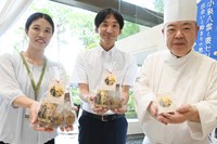 小泉八雲の好物とされる焼き菓子のプラム・プディング＝島根県松江市殿町、ホテル・サンラポーむらくも