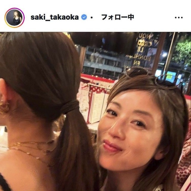 高岡早紀のインスタグラム＠saki_takaokaより