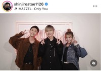 與真司郎インスタグラム＠shinjiroatae1126より