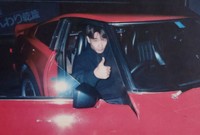 フェアレディＺに乗る２０歳ごろの山本晃司さん