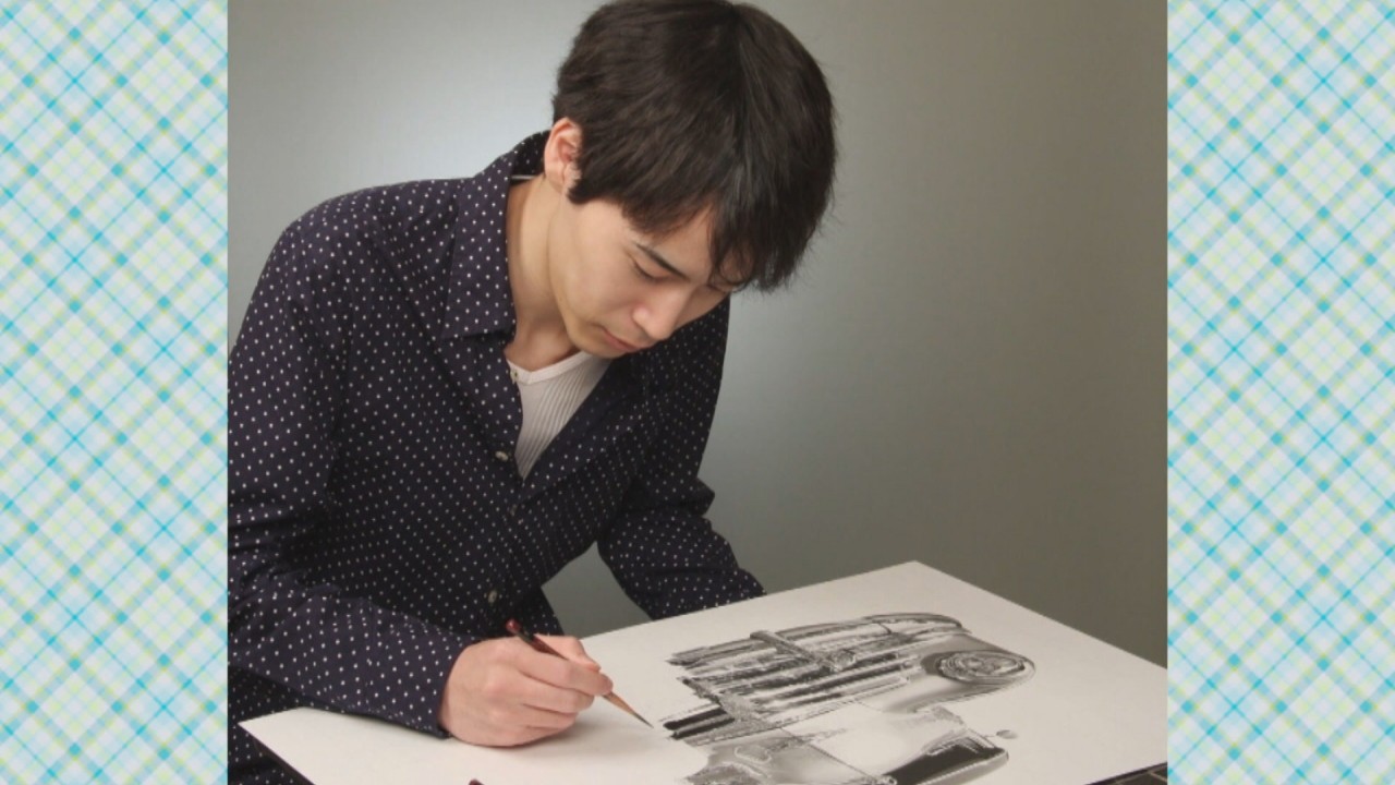 写真かと思いきや…実は「鉛筆画」 繊細なタッチで描かれた絵がSNSなど