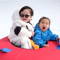 スキー遊び！（提供：@paracamp_artさん）