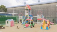 遊具の安全点検が行われた園（2021年11月　岡山・北区）