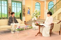 「徹子の部屋」（右から） 黒柳徹子、草刈正雄＝テレビ朝日提供
