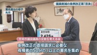署名提出の様子