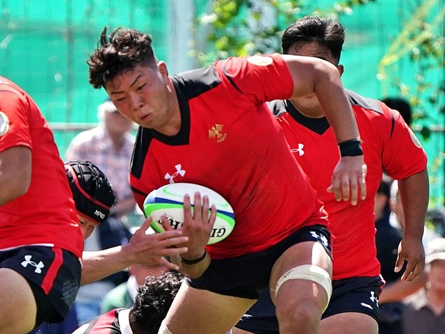 ラグビー - 帝京大・青木恵斗主将と早稲田大・佐藤健次主将 ライバル2