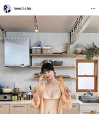 「UTB:G Vol.7」（ワニブックス）掲載を告知する蒔埜ひな　蒔埜ひなのインスタグラム（@heedacha）より＝2025年5月25日投稿