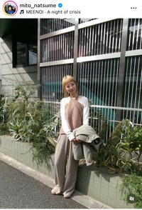 三戸なつめインスタグラム＠mito_natsumeより