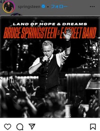ブルース・スプリングスティーンのインスタグラム＠springsteenより