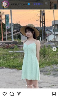池本しおりのインスタグラム＠shiori_ikemotoより