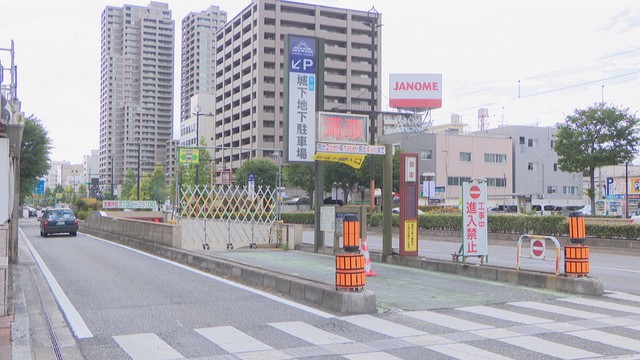 城下地下駐車場の工事終了　17日から営業再開　岡山市