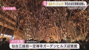 ＳＥＮＤＡＩ光のページェント・仙台クリスマスマーケット　１２月４日から開催