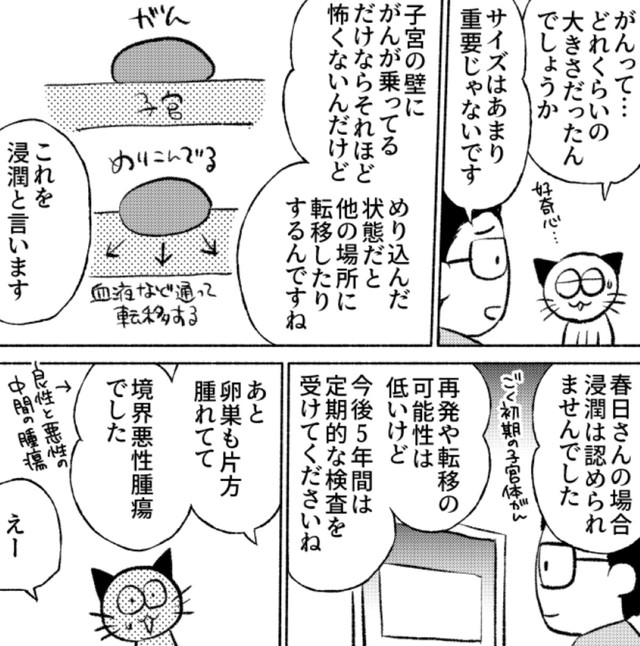 卵巣のがんは自覚症状がでないことが多いため、気付きにくいそうだ（春日サブスカさん提供）