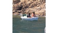 手漕ぎボートが強風で動けず　巡視艇が救助　けが人なし・笠岡市の北木島南方沖