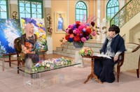 「徹子の部屋」 （右から） 黒柳徹子、蜷川実花＝テレビ朝日提供