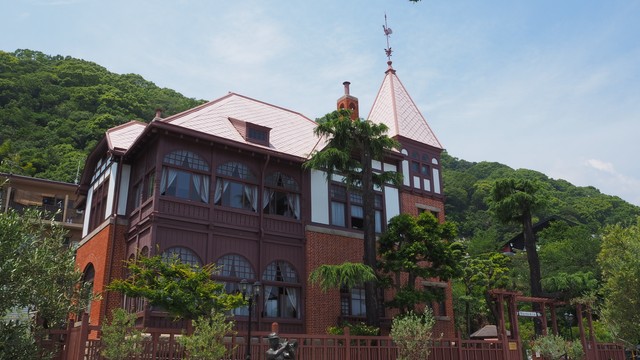 神戸の観光シンボル「風見鶏の館」。国重要文化財に指定されている