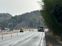 事故現場（さぬき市大川町田面）