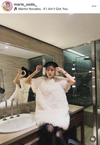 曽田茉莉江インスタグラム(@marie_soda_)より