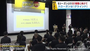 ６シーズンぶりＢ１復帰の仙台８９ＥＲＳが開幕に向けて始動