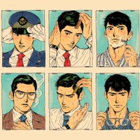 本来描きたかったという制服やスーツを着こなすキャラクター／明星（@myojo_0120）さん提供