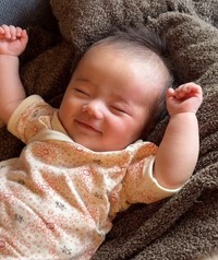 眠る姿も癒し♡（提供：＠iamasawaさん）
