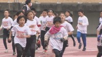 ちびっ子健康マラソン大会（Pikaraスタジアム　丸亀市金倉町）