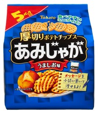 個包装が5つ入った「５Ｐあみじゃが　うましお味」