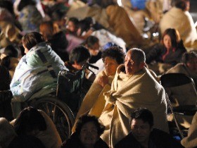 救助犬の「夢之丞」も出動　熊本地震・益城町で