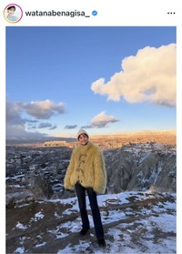 渡邊渚アナウンサーのインスタグラム＠watanabenagisa_より