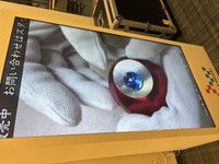 クリスタルガラスの目がキラキラ