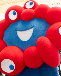 ミャクミャク（Expo2025 大阪・関西万博公式Xから）