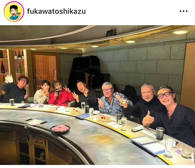 布川敏和インスタグラム＠fukawatoshikazuより