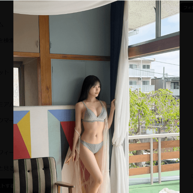 「FLASH」（26年5月19日発売号）に登場した立花ことりのオフショット　本人のX（@Kotori_FULITBOX）より