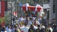 内海八幡神社の秋祭り(香川･小豆島町馬木)15日