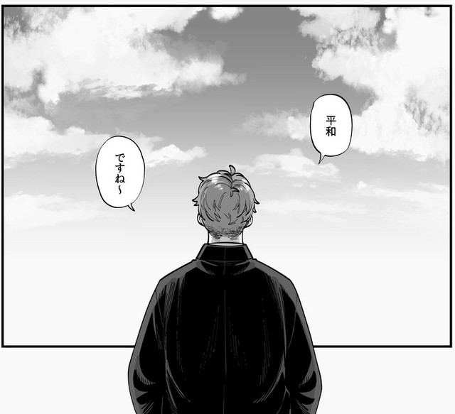 ジョニーの言葉に含まれているのは安心なのか呆れなのか（モドキさん提供）